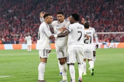 Mourinho thừa nhận khó khăn khi dùng bộ 3 Mbappe, Vinicius, Bellingham ở Real Madrid
