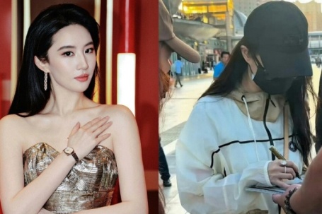 Lưu Diệc Phi gây sốt khi 'lên đồ' Haute Couture rồi mặc áo chống nắng bình dân