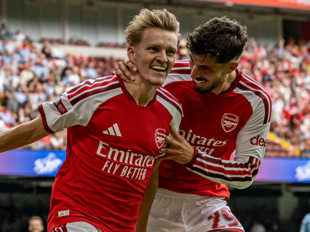 Arsenal nóng lòng chờ bước vào mùa giải mới sau khi thắng đậm Man City ở trận tranh Community Shield