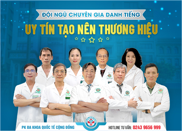 Đội ngũ bác sĩ giỏi, nhiều năm kinh nghiệm chuyên môn tại Đa khoa Quốc tế Cộng Đồng.