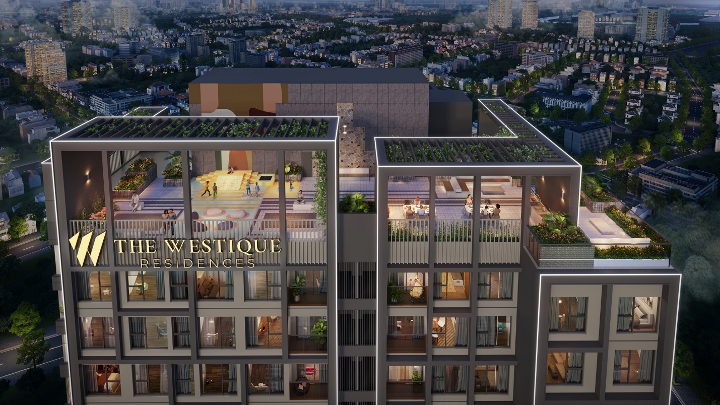 The Westique Residences – Nơi triết lý 'Tinh thần Boutique' được hiện thực hóa qua kiến trúc hiện đại, sang trọng, và sự cân bằng hoàn hảo giữa tính thẩm mỹ và trải nghiệm sống thực