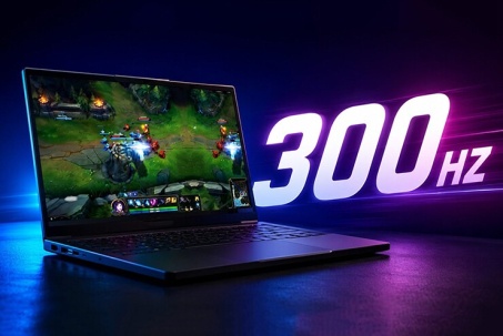 Laptop gaming sắp có màn hình OLED 300 Hz