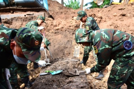 445 hài cốt liệt sĩ đã được tìm thấy tại Công viên Lê Thị Riêng