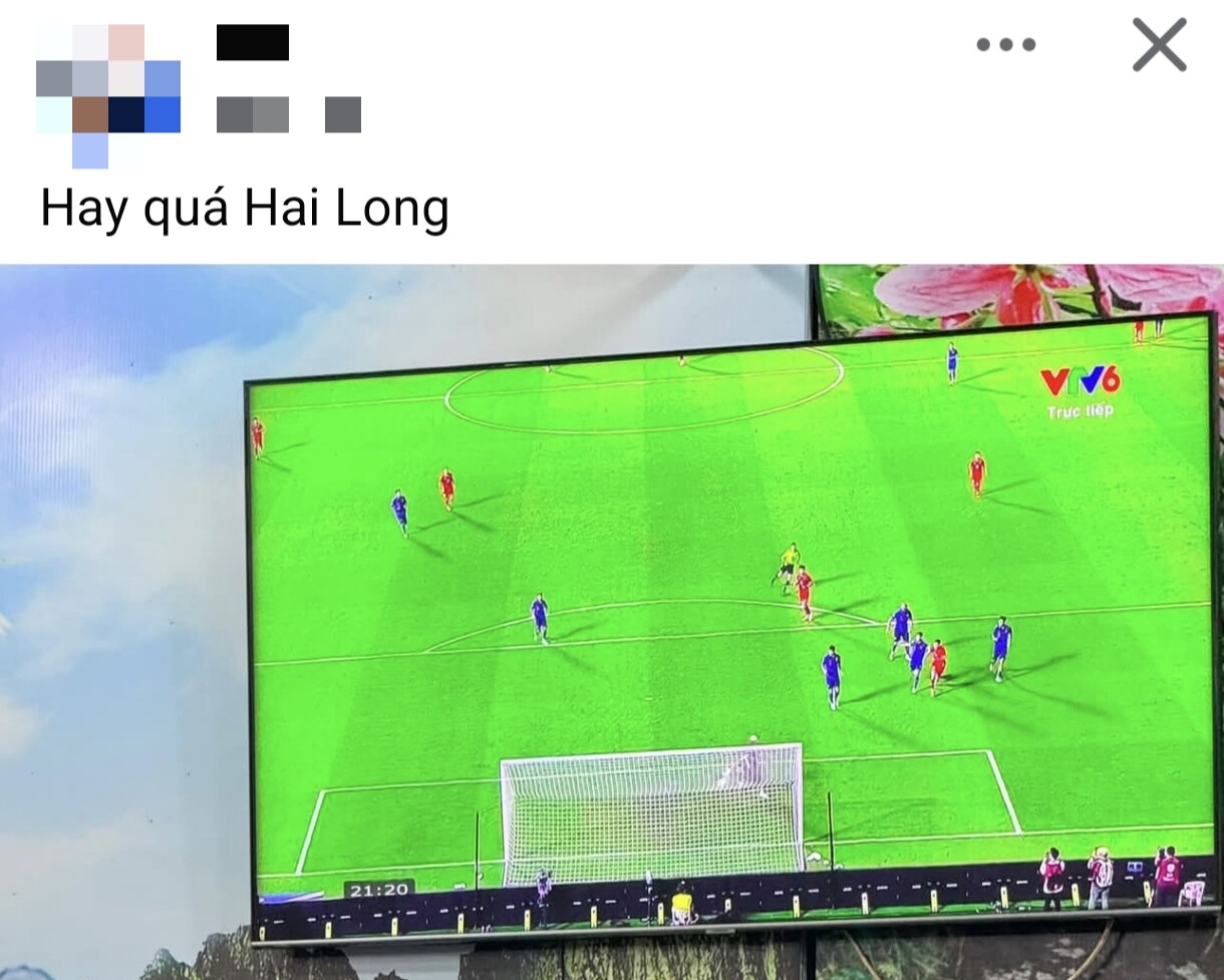 Hai Long được dân mạng réo tên khi ghi bàn mở tỉ số.