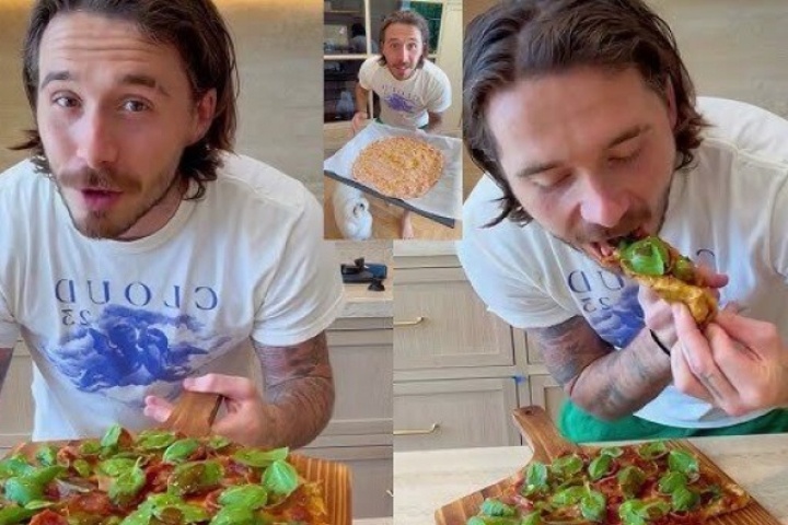 Brooklyn Beckham bị chê khi làm pizza không tinh bột
