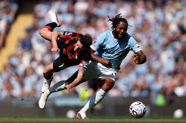 Trực tiếp bóng đá Man City - Bournemouth: Bàn thắng liên tiếp (Ngoại hạng Anh) (Hết giờ) - 1