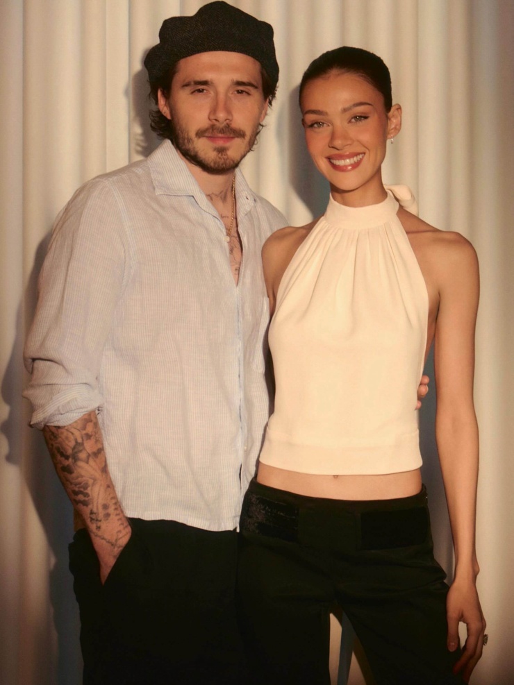 Brooklyn Beckham và vợ Nicola Peltz.