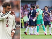 Bảng xếp hạng Ngoại hạng Anh: Brentford sánh ngang Arsenal, MU - Tottenham “chạm đáy”