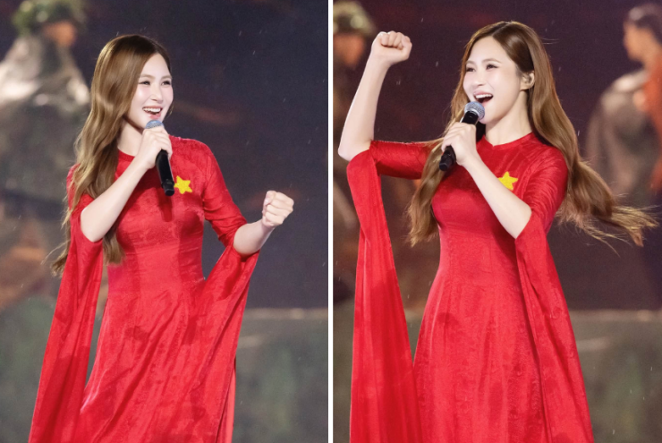 Hương Tràm hát giọng miền Tây trong concert quốc gia