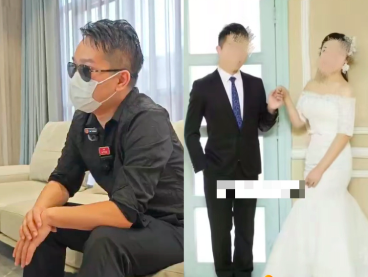 Người chồng sốc nặng khi cả 3 cô con gái không phải con đẻ của mình. Ảnh: HK01