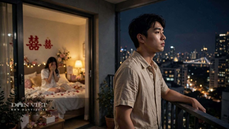 Đêm tân hôn của tôi kết thúc như vậy. Vợ tôi co ro khóc trong góc giường.