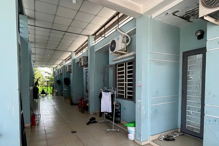 Một dãy phòng trọ bình dân tại khu vực Bình Tân, TP HCM. Ảnh: Phương Uyên