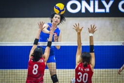 Kết quả bóng chuyền nữ Việt Nam - Hong Kong (TQ): "Tiểu Thanh Thúy" tỏa sáng, chiến thắng áp đảo