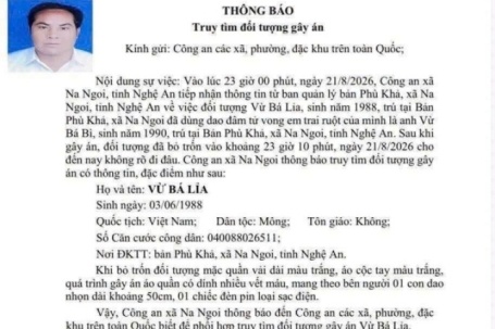 Truy bắt kẻ sát hại em trai trong đêm mang theo hung khí bỏ trốn