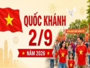 Chi tiết lịch nghỉ lễ Quốc khánh 2/9 năm 2026