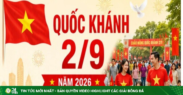 Chi tiết lịch nghỉ lễ Quốc khánh 2/9 năm 2026
