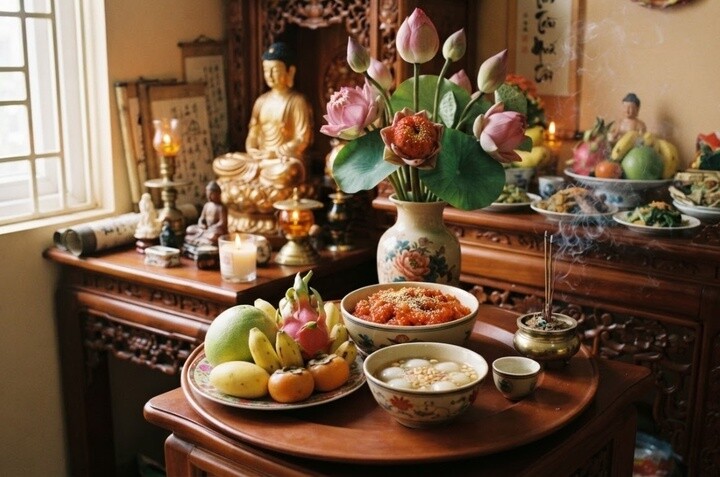 Mâm lễ cúng rằm tháng 7 âm lịch đầy đủ gồm những gì? - 1
