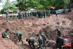 Đã tìm thấy gần 500 bộ hài cốt liệt sĩ tại Công viên Lê Thị Riêng