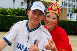 Vợ Việt chồng Thái chia phe trước chung kết ASEAN Cup 2026