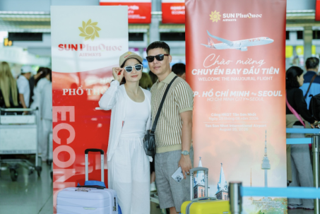 Sun PhuQuoc Airways khai trương hai đường bay thẳng Hà Nội - Seoul và TP.HCM - Seoul