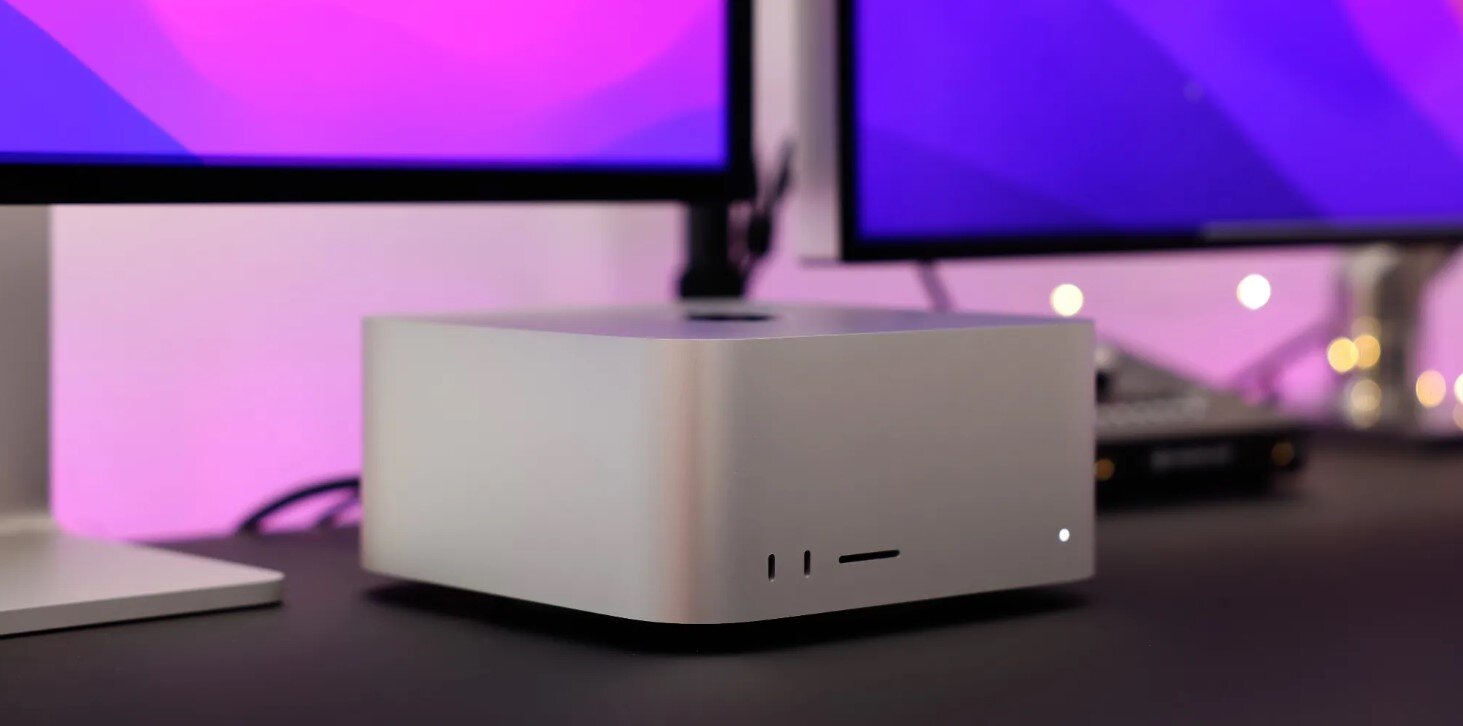 Mac Studio mới với chip M5 Max và M5 Ultra.