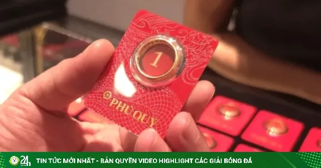 Giá vàng SJC ổn định, vàng nhẫn giảm 50.000 đồng/lượng