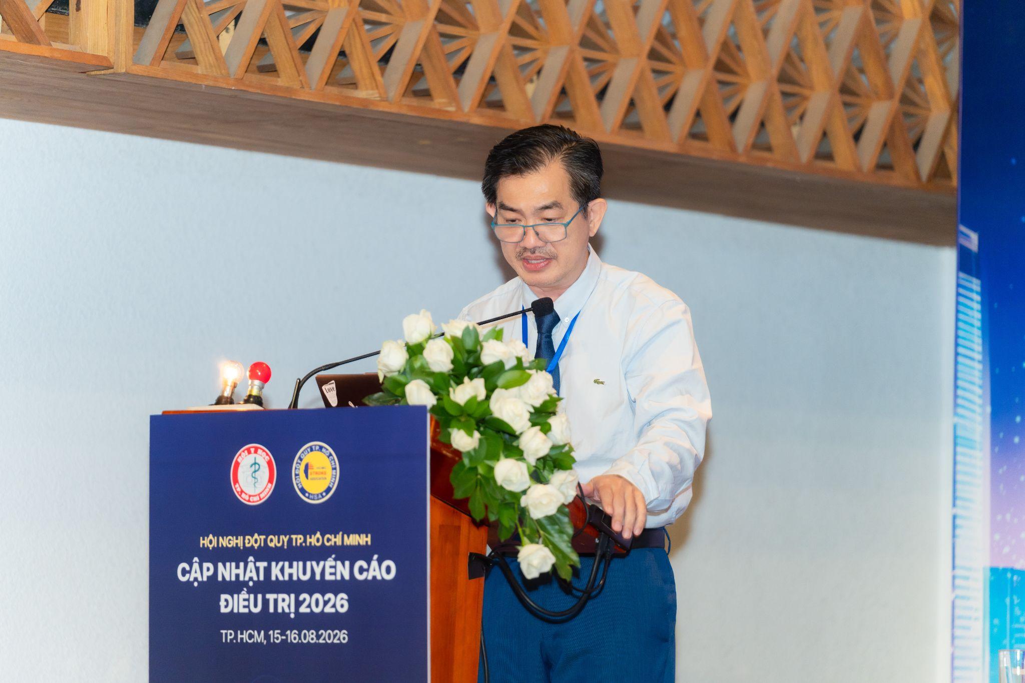 PGS.TS.BS Nguyễn Huy Thắng - Trưởng khoa Bệnh lý mạch máu não Bệnh viện Nhân Dân 115, Phó Chủ tịch Hội Đột quỵ Việt Nam, Chủ tịch Hội Đột quỵ TP.HCM.