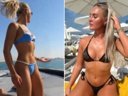 Mỹ nhân golf gạt bay nỗi buồn thua trận bằng loạt ảnh bikini "bỏng mắt"