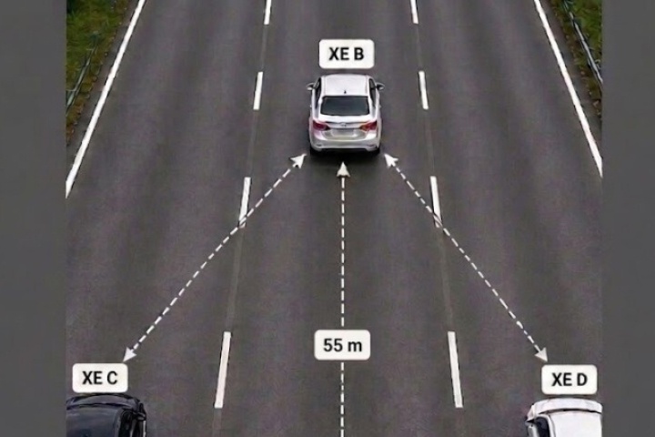 Đang giữ khoảng cách an toàn, xe khác 'điền vào chỗ trống', tài xế có bị phạt?