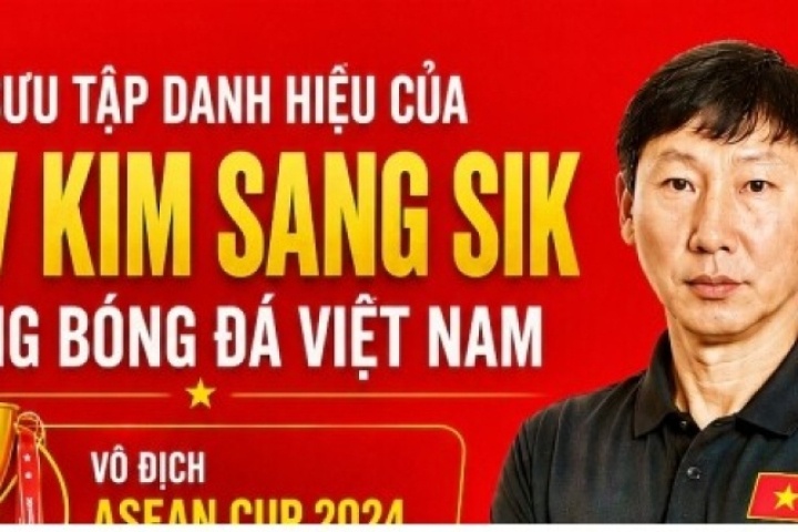 HLV Kim Sang Sik và bộ sưu tập danh hiệu cùng bóng đá Việt Nam