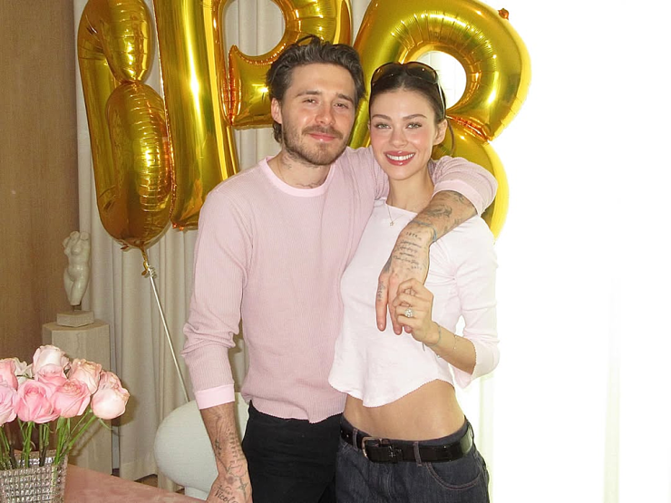 Vợ chồng Brooklyn Beckham tổ chức lễ kỷ niệm sáu năm đính hôn hồi tháng 6. Ảnh: Instagram Nicola Peltz Beckham