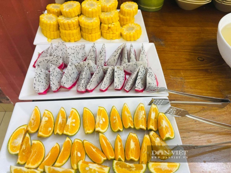 Thực đơn đồ chay tráng miệng. Ảnh: Nhật Hà