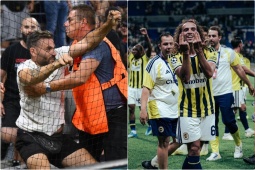 Cựu sao Arsenal ăn mừng khiêu khích, bị hàng trăm CĐV đối thủ truy đuổi ở cúp C1
