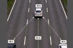 Đang giữ khoảng cách an toàn, xe khác 'điền vào chỗ trống', tài xế có bị phạt?