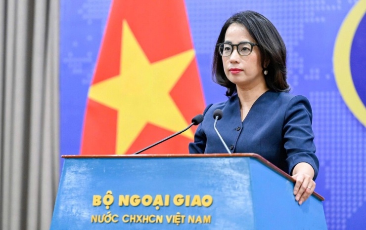 Người phát ngôn Bộ Ngoại giao Việt Nam Phạm Thu Hằng.