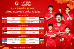 Lịch thi đấu vòng loại U20 châu Á 2027, lịch đội tuyển U20 Việt Nam mới nhất