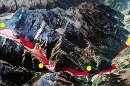 Khối băng gây lũ quét ở Nepal lớn ngang 28 sân bóng đá