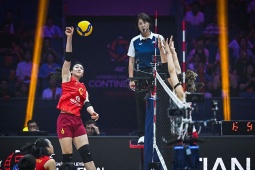 Kết quả bóng chuyền nữ Việt Nam - Trung Quốc: Thanh Thúy nỗ lực (Giải châu Á)
