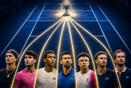 Lịch thi đấu tennis đơn nam US Open 2026 mới nhất