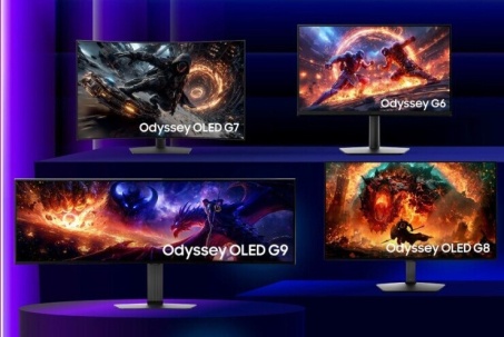 Samsung ra mắt 4 màn hình chơi game OLED với tần số quét lên tới 1.100Hz