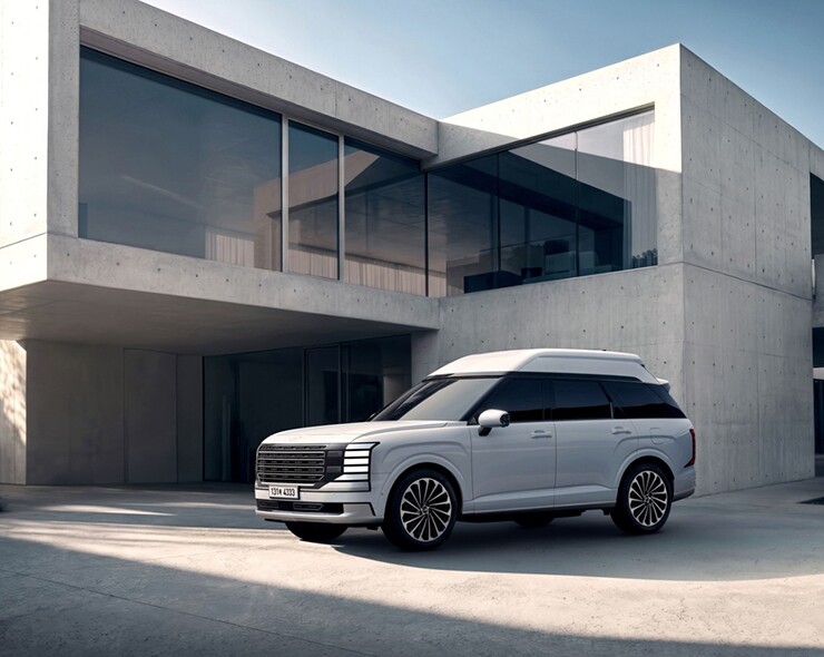 Hyundai Palisade 2027 hóa "chuyên cơ mặt đất" với nóc xe nâng 240 mm - 1