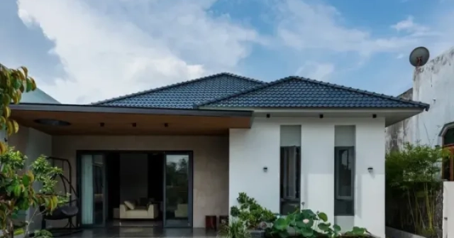 Nhà vườn 200m2 để gia chủ nghỉ dưỡng cuối tuần