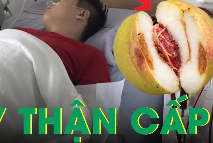 Ăn quả đào để qua đêm, người đàn ông suy thận cấp