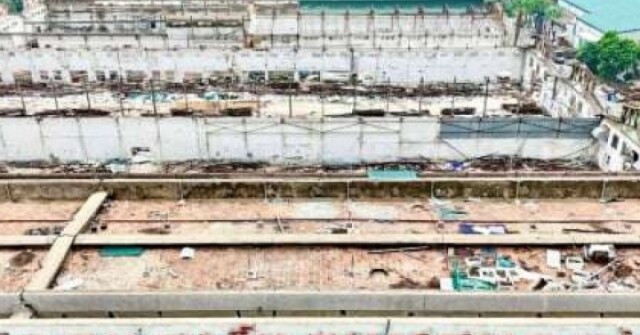 Cận cảnh đại công trường 277 Nguyễn Trãi: Nhà xưởng cũ biến mất, dự án nghìn tỷ lộ diện