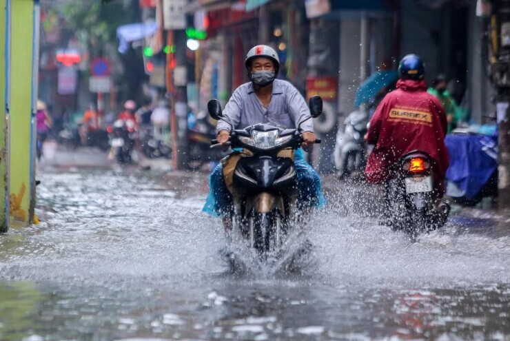 7 tỉnh/thành phố miền Bắc đón mưa lớn từ đêm nay