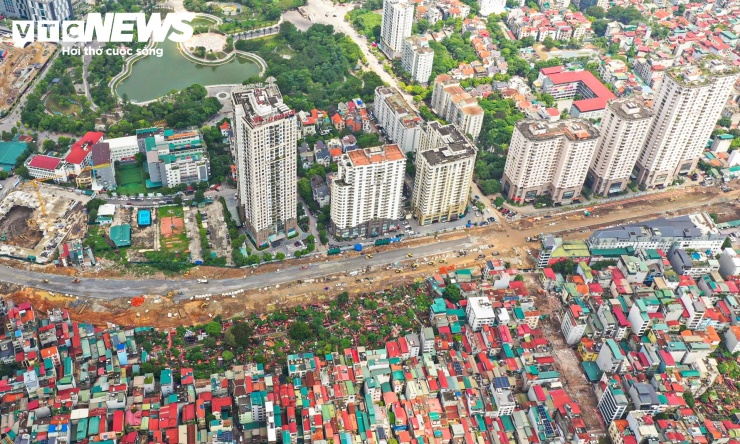 Theo kế hoạch, đoạn Vành đai 2,5 dài 1.130m qua địa bàn phường Cầu Giấy dự kiến thông xe vào dịp 10/10/2026.