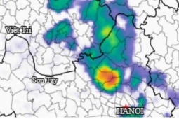 Cảnh báo Hà Nội có dông lốc trong 3 giờ tới