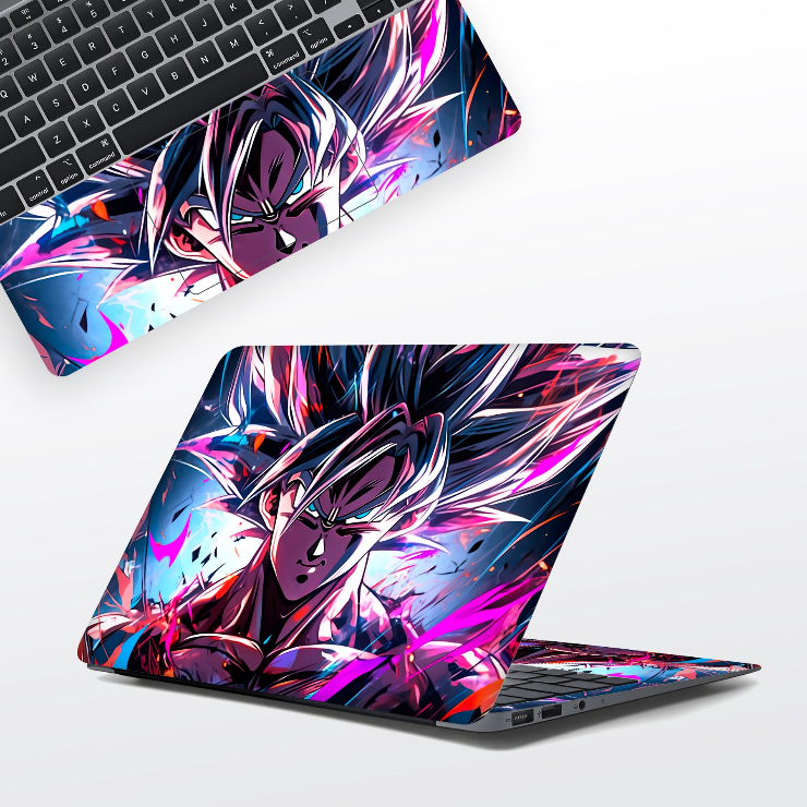 Dán skin cho laptop.