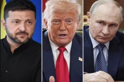 Điện Kremlin tuyên bố "nóng" về đàm phán hòa bình với Tổng thống Trump và ông Zelensky