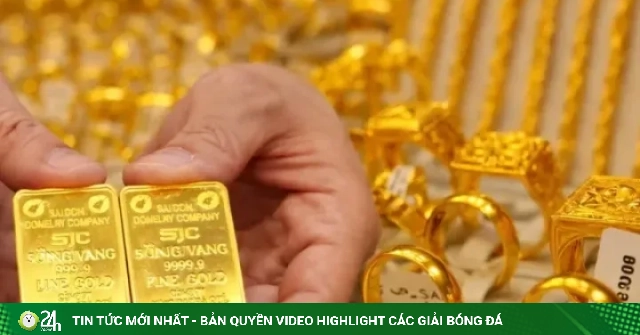 Giá vàng thế giới tiếp tục giảm, trong nước đứng im